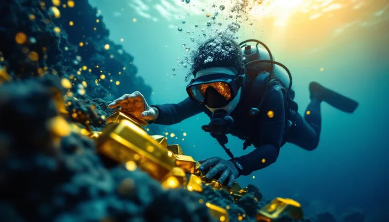 ontdek hoe een diepzeeduik onthult dat alle goudstaven afkomstig zijn uit één en hetzelfde land, en leer meer over deze fascinerende vondst.