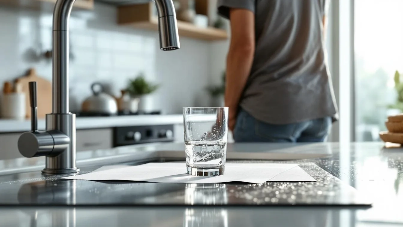 Waarom ik altijd een glas en een vel papier in de gootsteen achterlaat als ik wegga: een eenvoudige maar geniale gewoonte